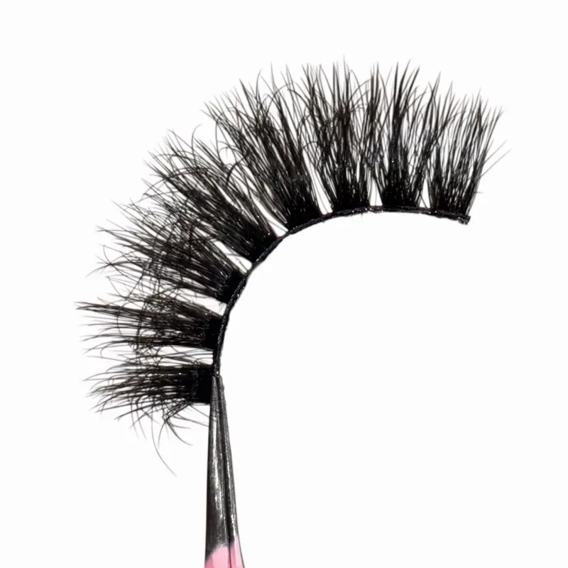 “Double Trouble” 16mm Full Volume Lashes High Quality Reusable 1 Pair Faux Mink False Strip Eyelashes Makeup