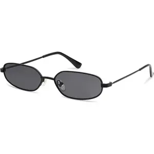 Small Oval Sunglasses For Women Men Retro Rectangle Metal Sun Glasses AP3685
