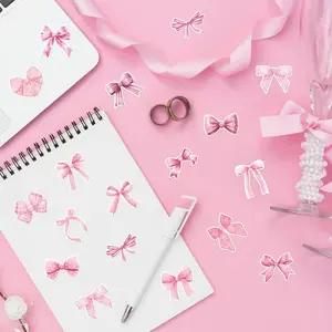 500 Pieces/pack Bow Sealing Stickers, Cute Gift Box Blessing Decal, Decorative Packaging Material, Perfect for Gifts and Presents