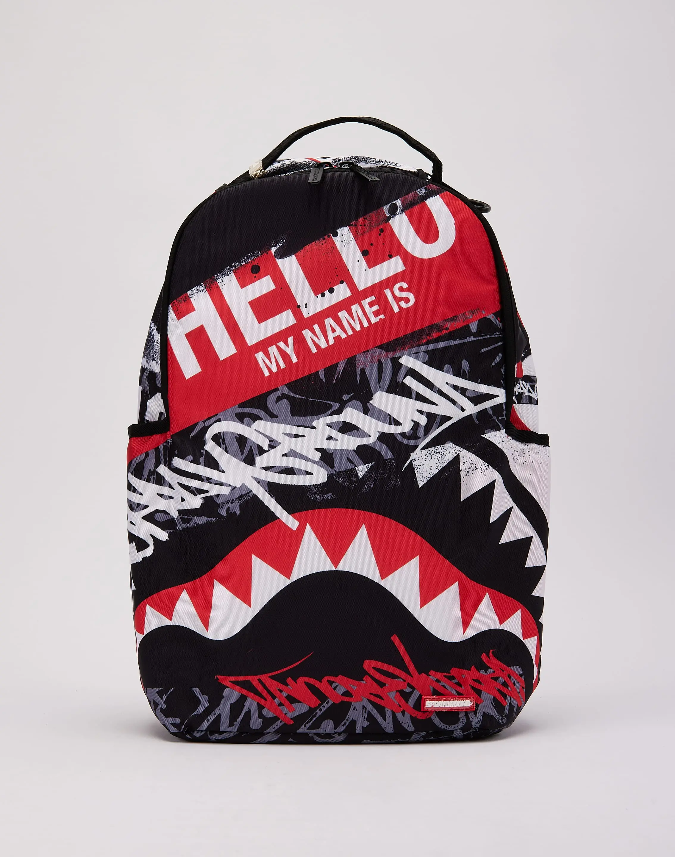 Mens Sprayground Hello My Name Is Backpack