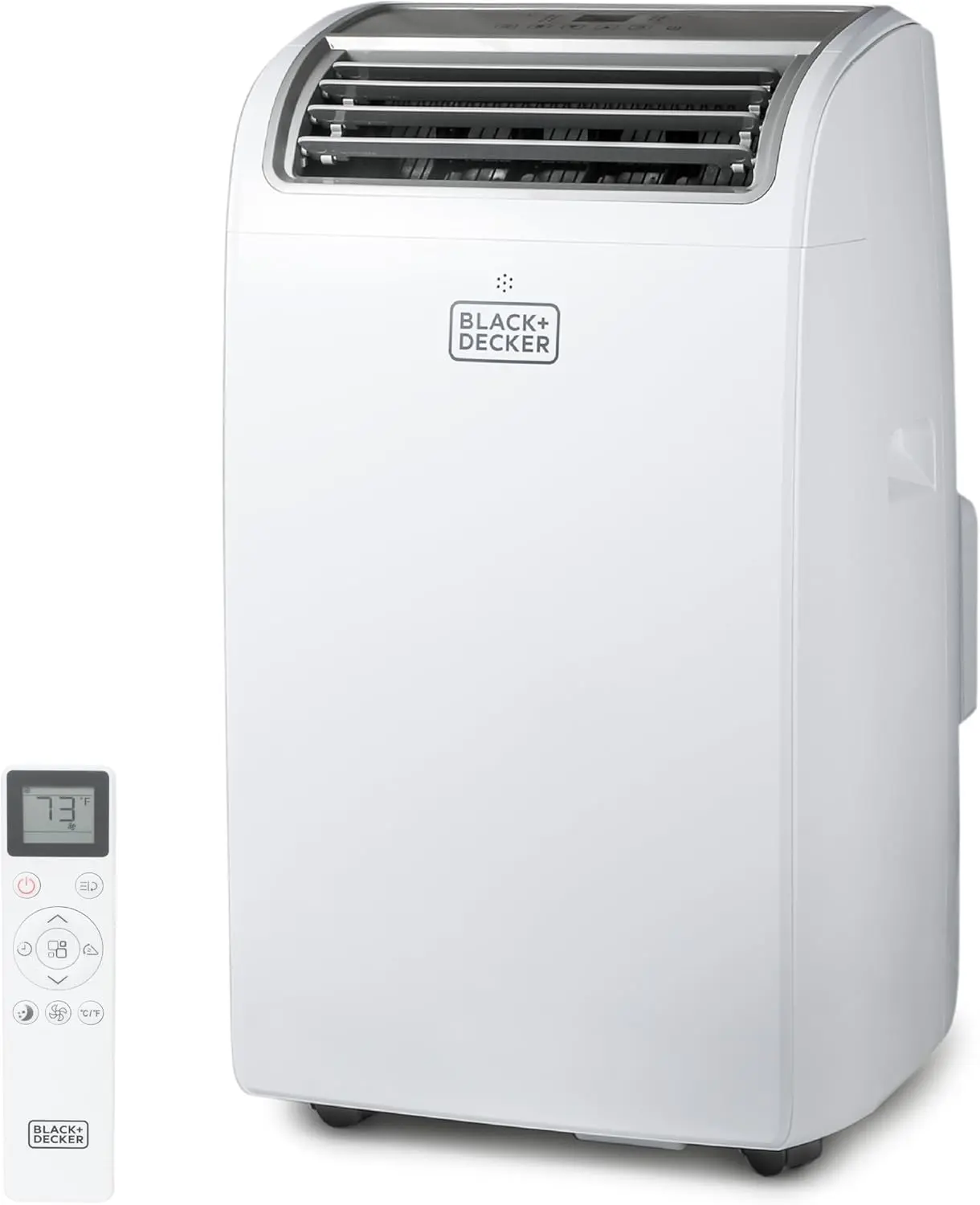 BLACK+DECKER Portable Air Conditioner - 14,000 BTU Cooling Solution, Portable AC Solutions for 700 Sq. Ft. Spaces, Follow Me Remote Control, Window Kit, Model BPT10WTB, White, Cooling Solutions