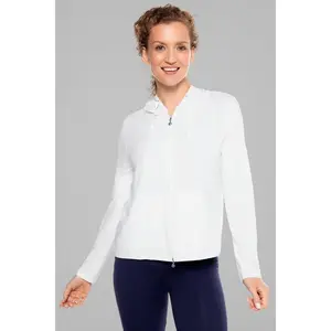 Women's Seaside Zip-Up Hoodie | White