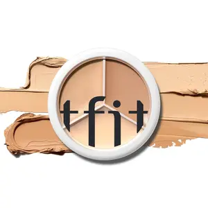 [TFIT] Cover Up Pro Concealer | 3-in-1 Full Coverage Color Correcting Cream for Dark Circles, Spots, Puffiness - High Coverage Eye Corrector for All Skin Tones, K Beauty
