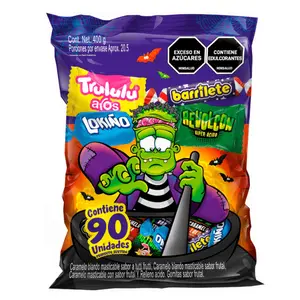 Trululu Mix – 90 Units – 400 g (14.1 oz) – Colombian Candy Assortment with Aros, Lokino, Barrilete & Revolcón Hyper Ácido – Imported from Colombia