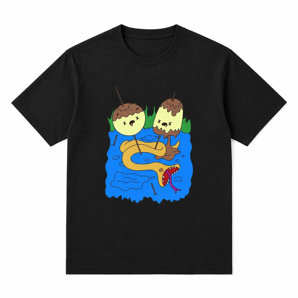 Men's Marceline Adventure Time Graphic T-Shirt, Streetwear Short-Sleeve Top, Personalized Tshirt, Shortsleeve, Unisex, Menswear, Classic, Basic, Round Neck, Casual, Cotton