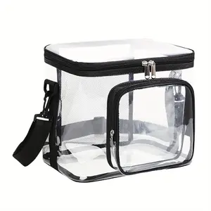 Durable Zipper Lunch Bag - Compact Insulated, Cold Keeping, Easy Carry, On-the-Go Reusable Shoulder Bag for Work, Picnic, Cold Keeping Lunch Bags