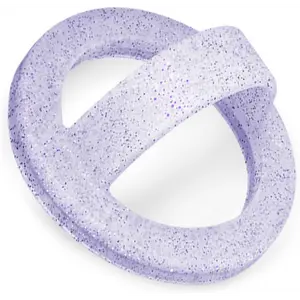 Magnetic Silicone Ring Grip Phone Holder, Loop Grip Phone Holder,Magnetic Phone Loop,Magsafe Phone Grip,Compatible with Magsafe for iPhone 16/15/14/13/12 Series (Pink Sparkle)