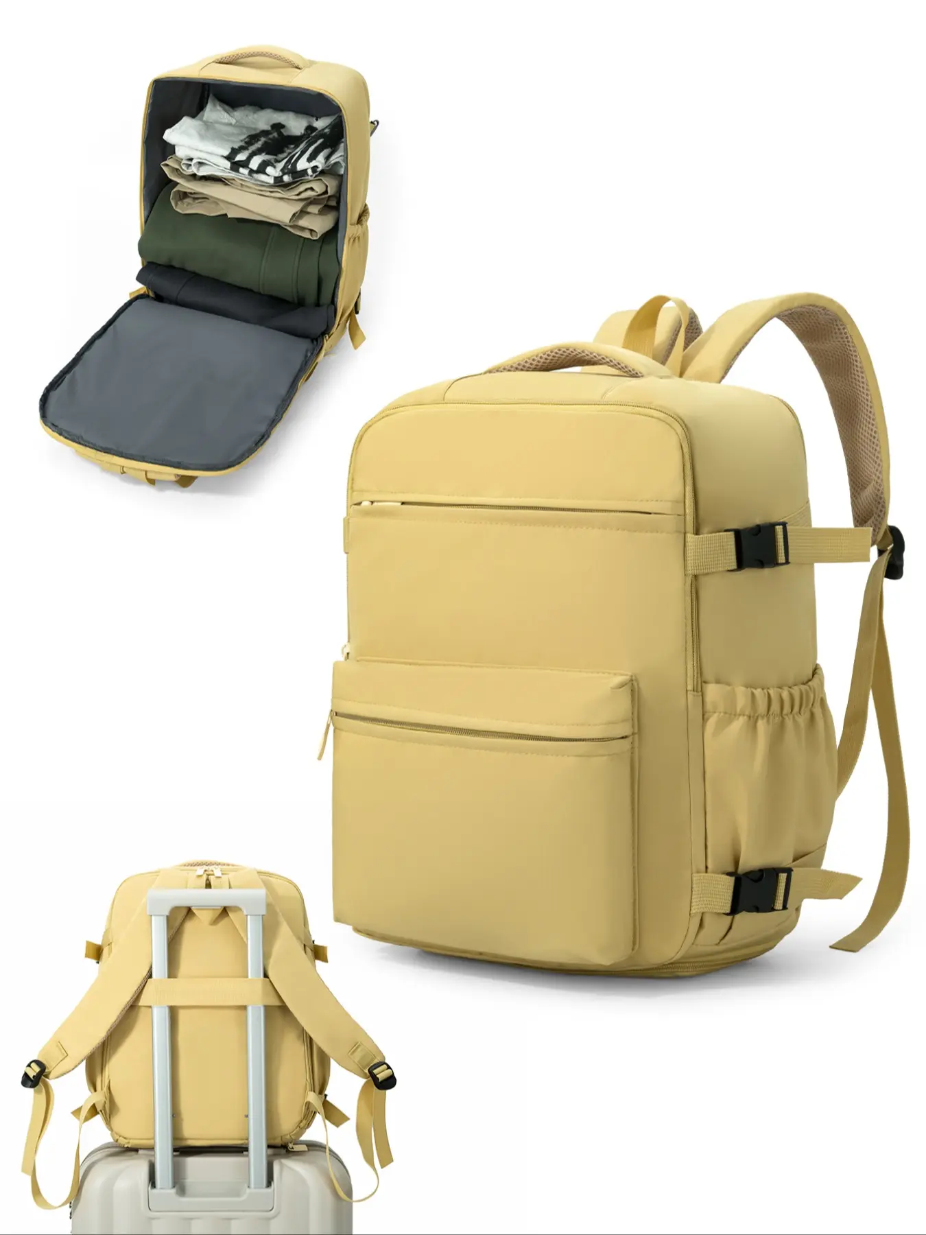 Travel Backpack, Laptop Compartment Backpack, 40x30x20cm Tui Airways Approved, 35.56cm Laptop Compatible, Under-Seat Cabin Bag, Ryanair, EasyJet, WizzAir Cabin Bags, Lightweight Backpack