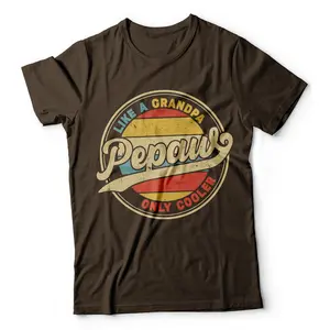 Pepaw Like A Grandpa Only Cooler Men's Shirt Funny for Grandfather, Cool Pepaw T-Shirt, Best Pepaw Ever, Funny Pepaw Shirt, Pepaw Father's Day