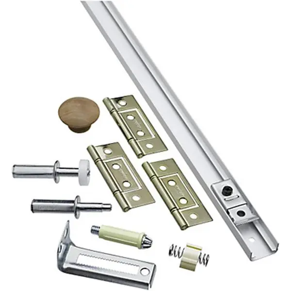 National Hardware N343-715 391S Concealed Adjustable Bi-Fold Door Complete Hardware Set, 36 in, Easy Installation, 4-Way Adjustability, Full Closet Access