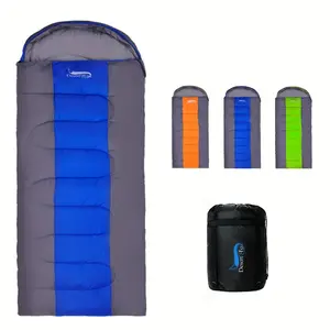Desert & Fox Lightweight Envelope Compression Sleeping Bag - 3 Season Warmth, Portable for Backpacking, Camping, Hiking & Travel