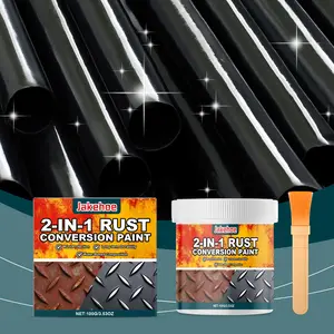 Two-In-One Rust Removal Metal Primer (100g), Water-Based Metal Cleaning, Waterproof Anti-Rust, Corrosion-Resistant Bottom Coat