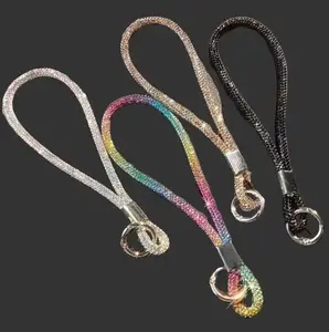 Secure Sparkly Crystal Phone Wrist Strap - Safe, Free Patch, Fits Smartphones for Everyday Use & Selfies | Mobile Phone Tech Accessories, Safety