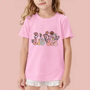 Big Sister Shirt Toddler Shirts Promoted to Big Sister Announcement Big Sis Tees Little Kids Top 2-10T 2-10Y T-shirt