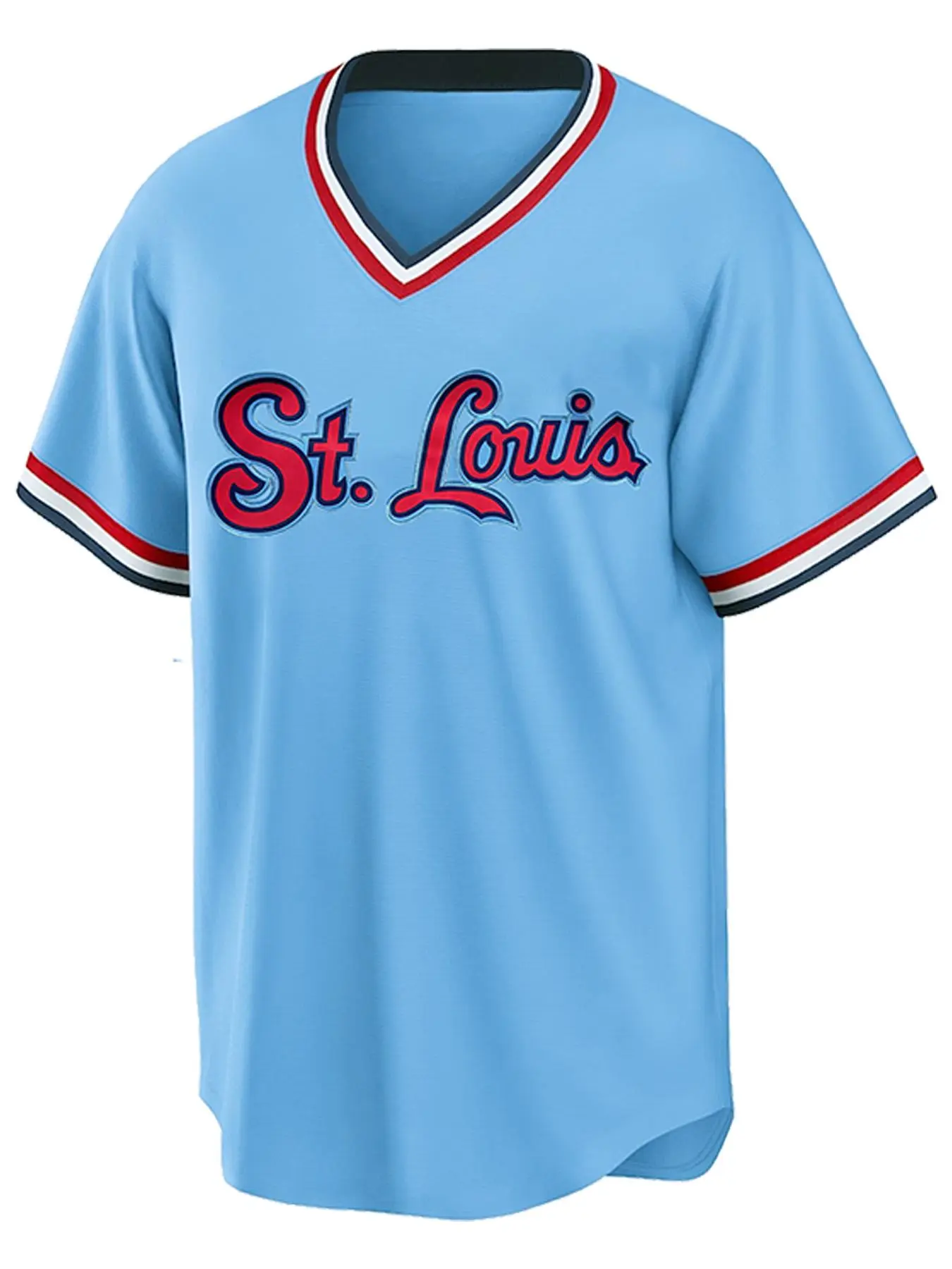 Men's Striped Trim Letter & Figure Patched Short Sleeve Oversized Baseball Jersey, Baseball Shirt, Loose Casual Sporty Button Front V Neck Top for Daily Wear, Men's Clothes for All Seasons, Sportswear Top, Sports Clothing