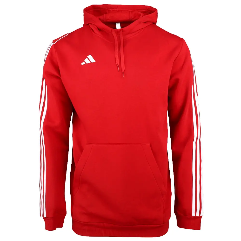 adidas Mens Tiro 23 League Sweat Hoodie Soccer Cleats - Red adidas Mens Tiro 23 League Sweat Hoodie Soccer Cleats - Red