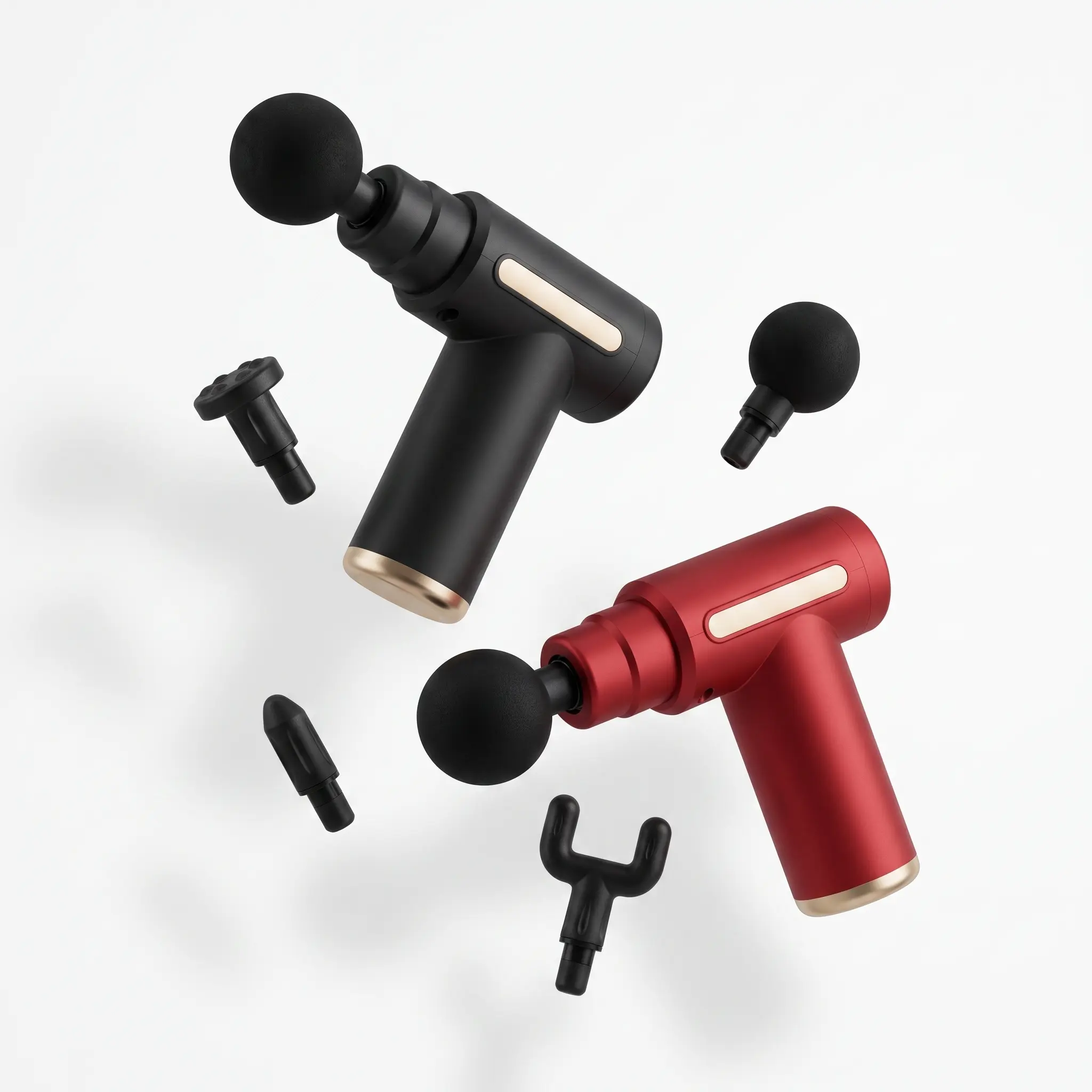 Premium Mini Massage Gun - Ultra-Lightweight Portable Percussion Massager with 4 Bullet Heads, Quiet 25W Brushless Motor for Muscle Recovery, Travel & Home Use, Manual Massage Tools, Hotel Room, Daily, Silent, Mini Device, Deep Relaxation