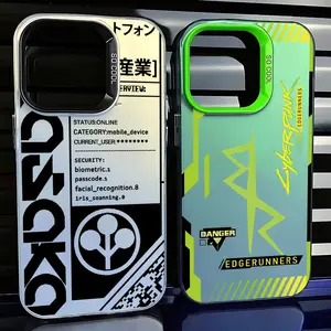 Fashion C-Cyberpunk Girls Phone Case for Samsung Galaxy S26 S25 S24 S23 S22 S21 FE Ultra for Iphone 17 16 15 14 13 12 11 17Air Plus Pro Promax Anti Fall Christmas Gift
