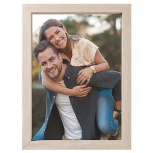 REGALWOVEN Picture Frame, Rustic Texture Frame Distressed Farmhouse Photo Frames for Table Top or Wall Mounting 8x11 Inch Brown