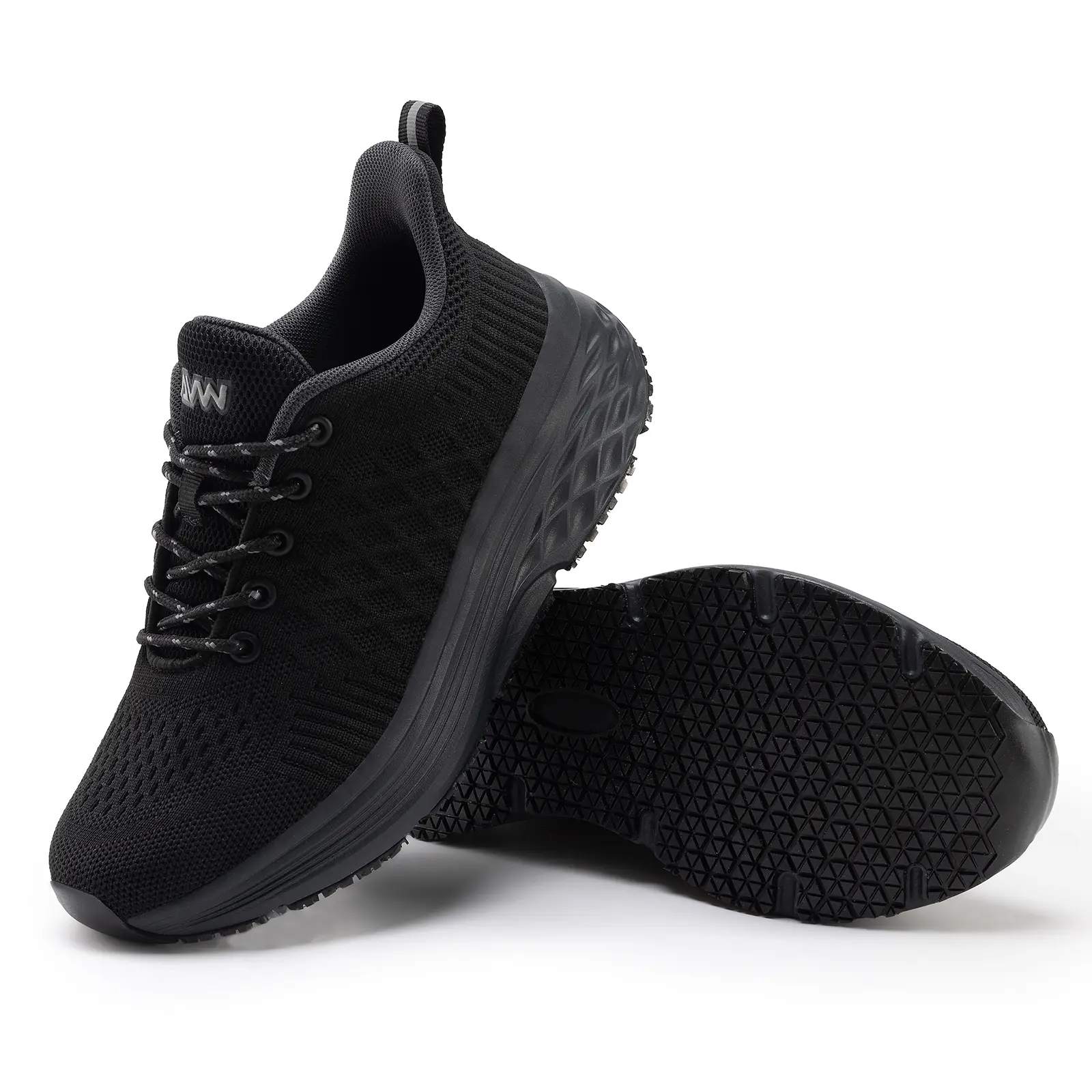 Non-slip women's slip-on work non-slip sneakers walking waterproof shoes work shoes catering service chef kitchen Black Trainer Closed,summerwins,summeroutfits,vacationoutfits,beachoutfits