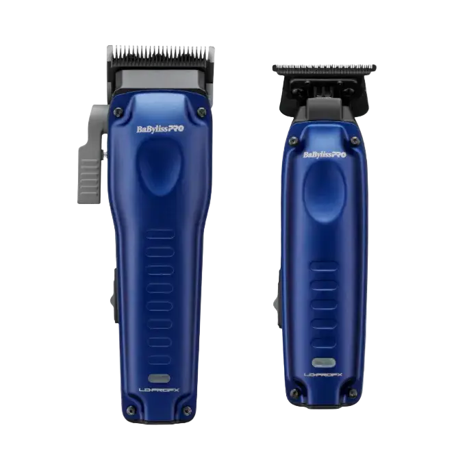 BaBylissPRO Lo-ProFX Compact Titanium Trimmer + Adjustable, Durable Clipper Prepack