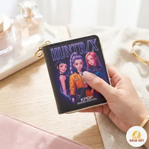 Kpop High-Profile Short Wallet, Multi Card Wallet, Cute Portable Small Wallet for Students, Trendy Hanging Accessory Bag, Perfect Gift for School Start