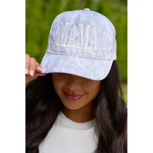 Mama White Camo Trucker Hat