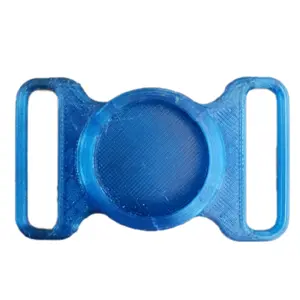 Flexible AirTag Holder Single Pack - Blue Color, Durable Design, Perfect for Everyday Use