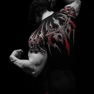 Breathedivinity 2025 Venom Fitness Compression Tee Unisex Workout Top Short Sleeve Moisture Wicking