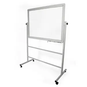 Audio-Visual Direct Glass Dry-Erase Board Mobile Stand - Light Up Board