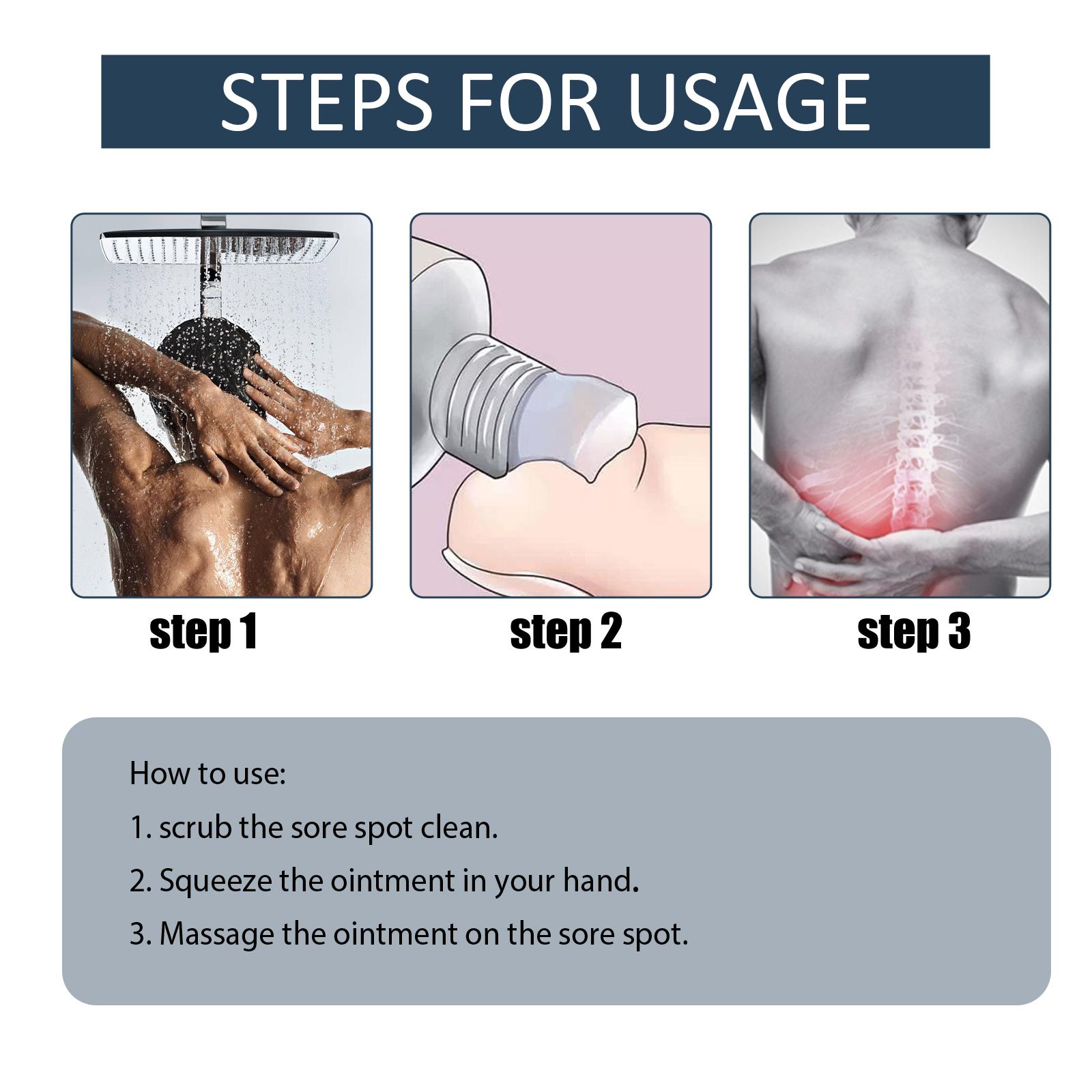 Tube Lumbar Pain Relief Cream for Back, Knee & Hand Joints – Gentle Soothing Care, Deep Moisturizing, Non-Greasy, Fast Absorbing, Lightweight, Non-Sticky, Effective Joint Comfort, Mild Formula, Easy to Use, Daily Care for Waist, Knees, Hands & Body Joints