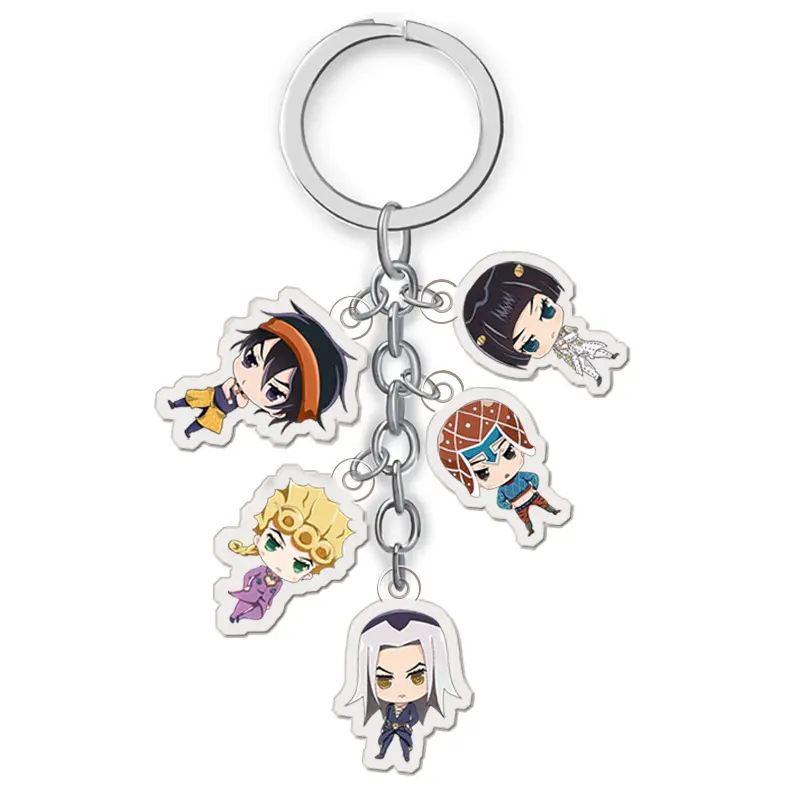 JoJo's Bizarre Adventure Double-Sided Transparent Acrylic Keychain Fashion Accessories JoJo's Bizarre Adventure Double-Sided Transparent Acrylic Keychain Fashion Accessories