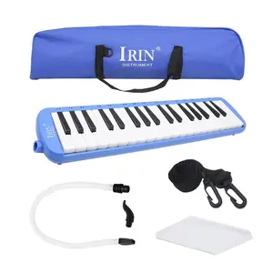 37 Key Melodica Piano, Musical Instrument with Soft Long Tube & Short Blowing Nozzle & Handbag, Handheld Portable Musical Instrument for Beginners