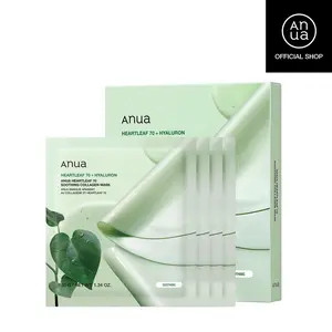 [Anua] Heartleaf 70 Soothing Collagen Mask | 38g*4sheets, collagen, gel mask, korean skincare, soothing, glass skin, calming, firming, hydrate, radiant, smooth Moisture Moisturizing