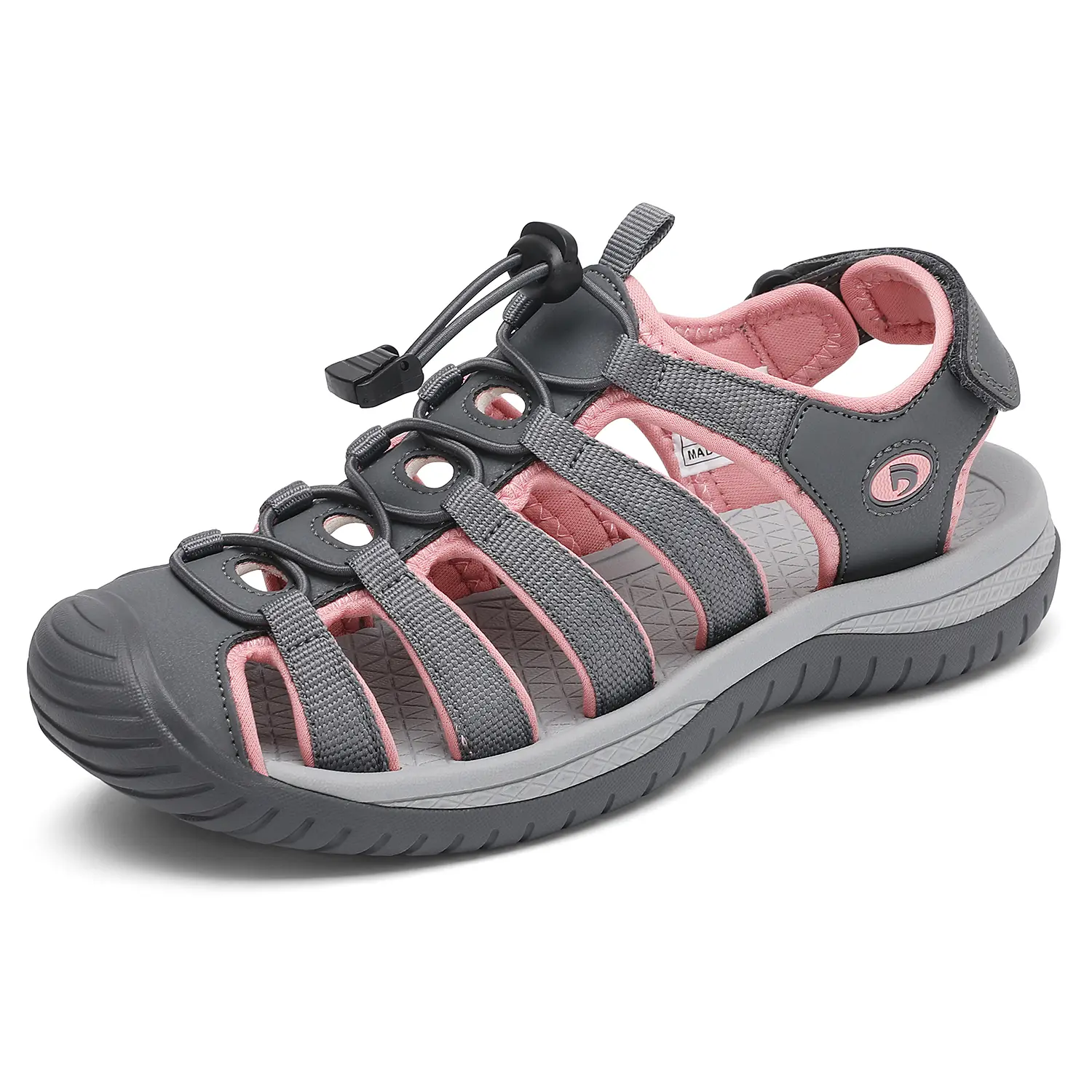 Dannto Women's Close-Toe Mesh Sport Sandals - Durable, Flexible Hiking Outdoor Athletic Casual Walking Water Shoes, Durable Sandals, Flexible Sandals
