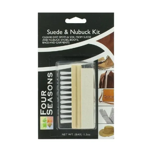 Multi-Use Suede & Nubuck Footwear Cleaning Kit - Suede-Safe Spot Cleaning Solution, Dirt Removal Tool for All-Seasons Shoe Care