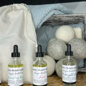 6 Pack Wool Dryer Balls with your choice of Scented Oil 6 Pack Wool Dryer Balls with your choice of Scented Oil