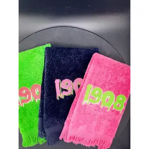 1908 Divine 9 Drip Towel | Greek Life Hand Towel | Probate Season Gift | HBCU Homecoming Towel