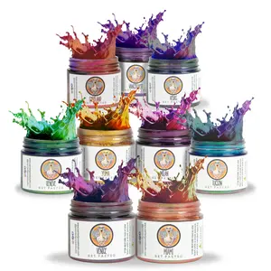 Goose Paste Color-Shift Resin Pigment Paste – Shifty Flock™ Chameleon Flight (Multi-Shift Epoxy Set) 9 ct 50 ml jars