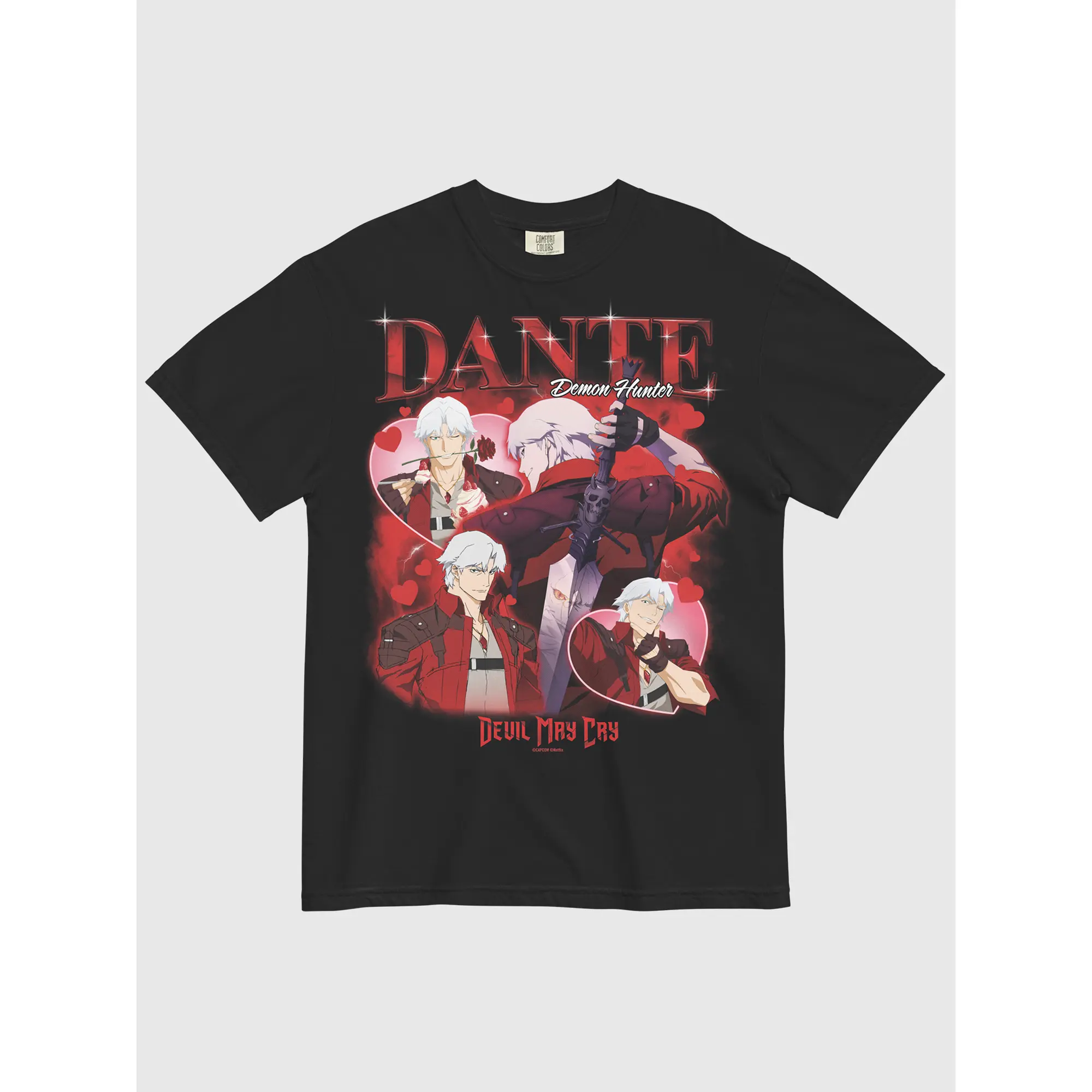 Devil May Cry Dante Heartthrob Comfort Colors T-Shirt