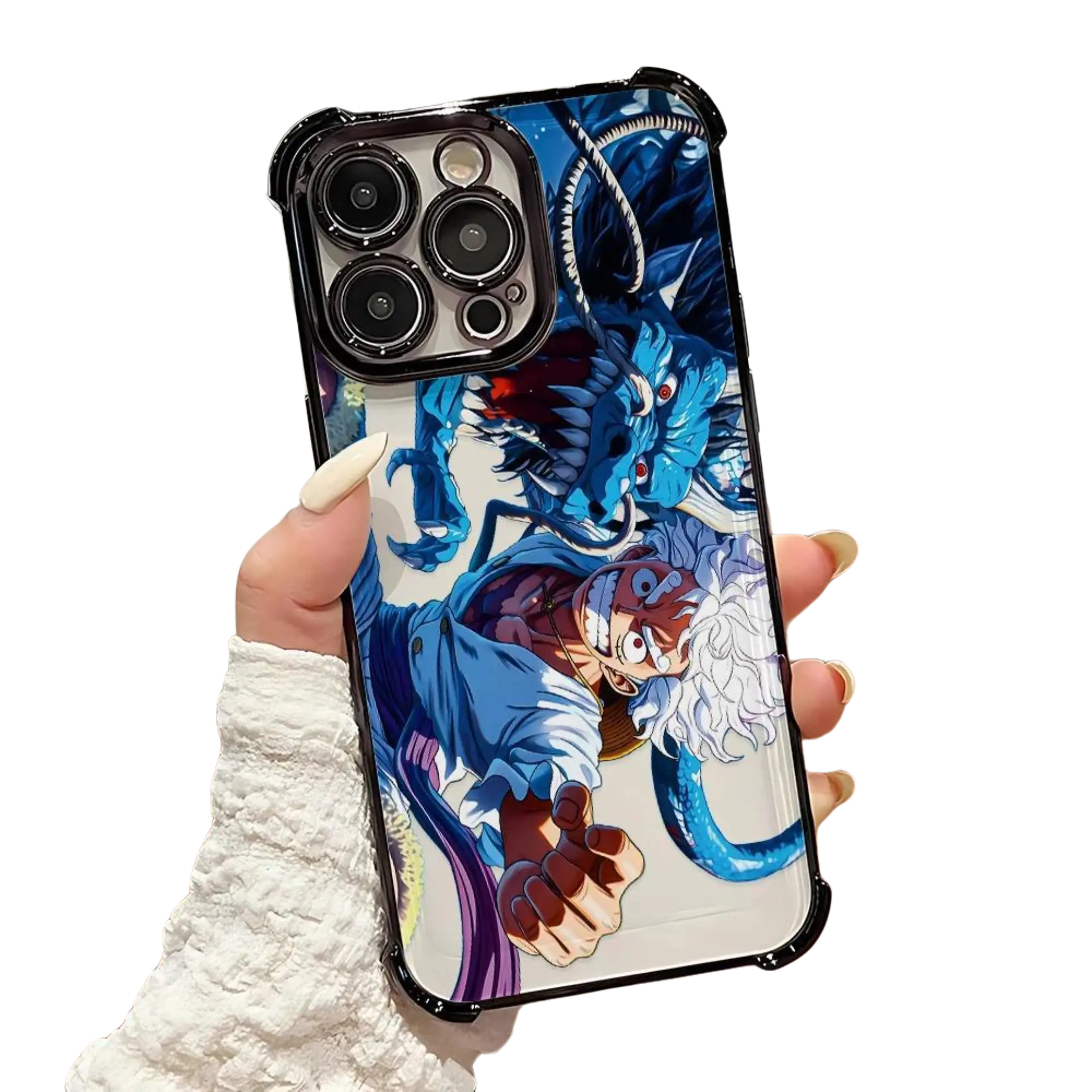 Cool Anime One Pieces Hot Plating Phone Case For iPhone 17 16 15 14 13 12 11 Pro Plus  ProMax Air