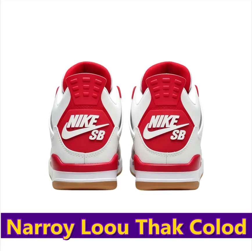 Retro White Red-Accented Casual Sneakers (With Matched Shoe Box) - Sports Collectibles Accessory, Breathable Mesh For Long-Lasting Comfort, Shock Cushion For Ft Fatigue Relief, Classic Gum Sole, All Sizes For Summer Street Style & Daily Casual Outfits