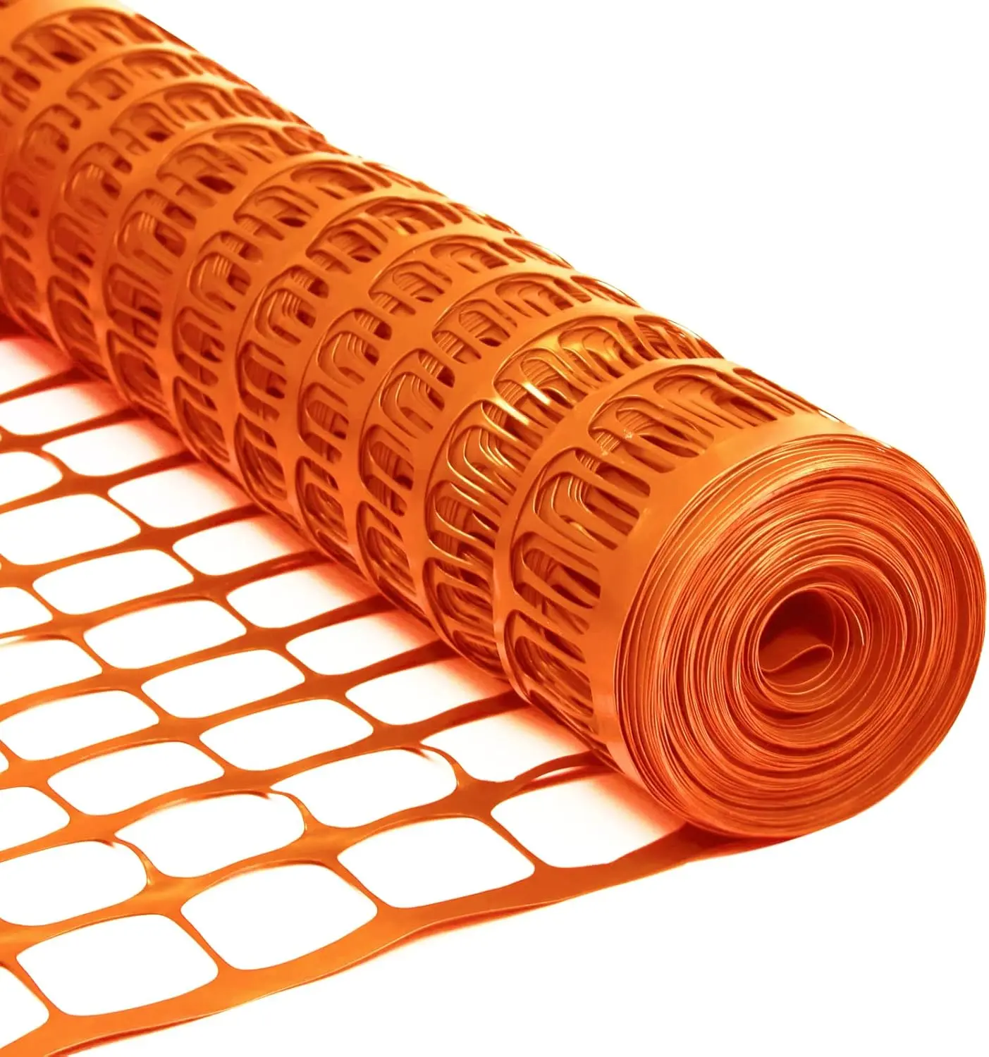 [Deals For You] 4 X100 Ft Outdoor Snow Fence Plastic Safety Temporary Garden Netting for  Patio,Poultry,Rabbits, Chicken, Dogs（Orange）