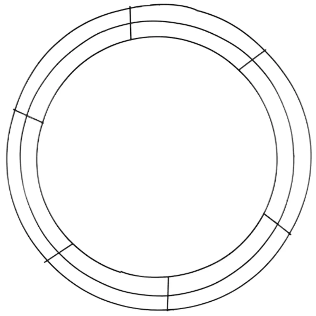 22" Wire Wreath Frame (Each)
