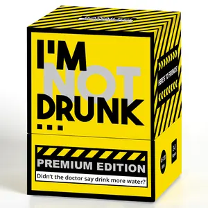 I’M NOT DRUNK Premium Edition – Drinking Card Game with 160 Cards & 12 Game Modes, Fun Party Games for Game Night, 21st Birthday & Bachelorette Games
