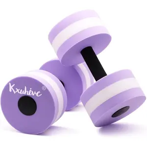 2PCS Foam Water Dumbbells Aquatic Exercise Dumbbells for Water Aerobics Workouts Fitness Tool for Men Women Water Sports