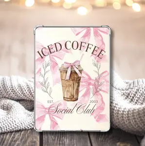 Iced Coffee & Bows  E-Reader Card Stock Insert