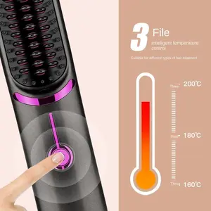 BGTR Next-generation Hair Straightener Comb (wireless)Hair Straightening Comb for Frizz Free Hair for Women, Smooth Comfort Heated Hair Styling Tool for Home & Salon, Hair Products