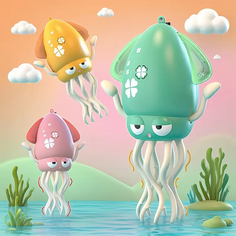 Dancing Octopus Toy for  4 5 6 7 8  Year Old Boy Girl,  Tummy Time Electric Crawling Octopus Toys, Dancing Squid Toy for Walking Toddlers, Kids 4 st Birthday Gifts, Green