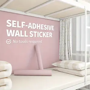 Peel and Stick Adhesive Decorative Wallpaper - 12 Muted Colors, Modern, Waterproof, Eco-Friendly, Removable, No Glue, No Residue, Wipe Clean - for Bedroom, Living Room (1 Roll)
